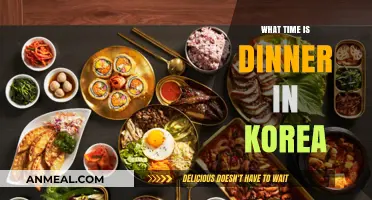 Dinner Time in Korea: Exploring Traditional Meal Schedules and Culture