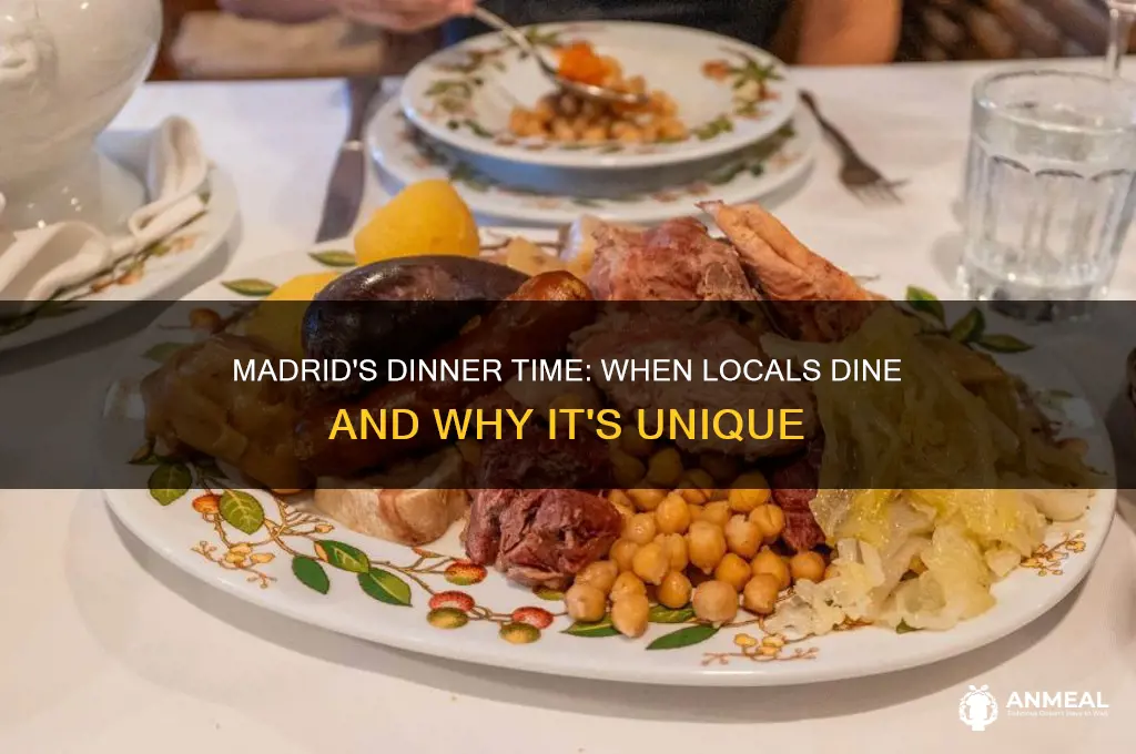 what time is dinner in madrid