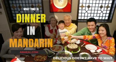 When is Dinner in Mandarin? A Guide to Chinese Meal Times