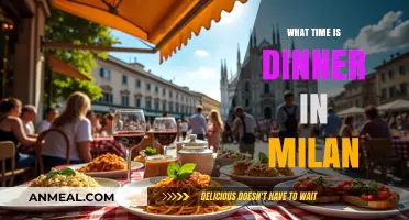Dining in Milan: Understanding Traditional Italian Dinner Time
