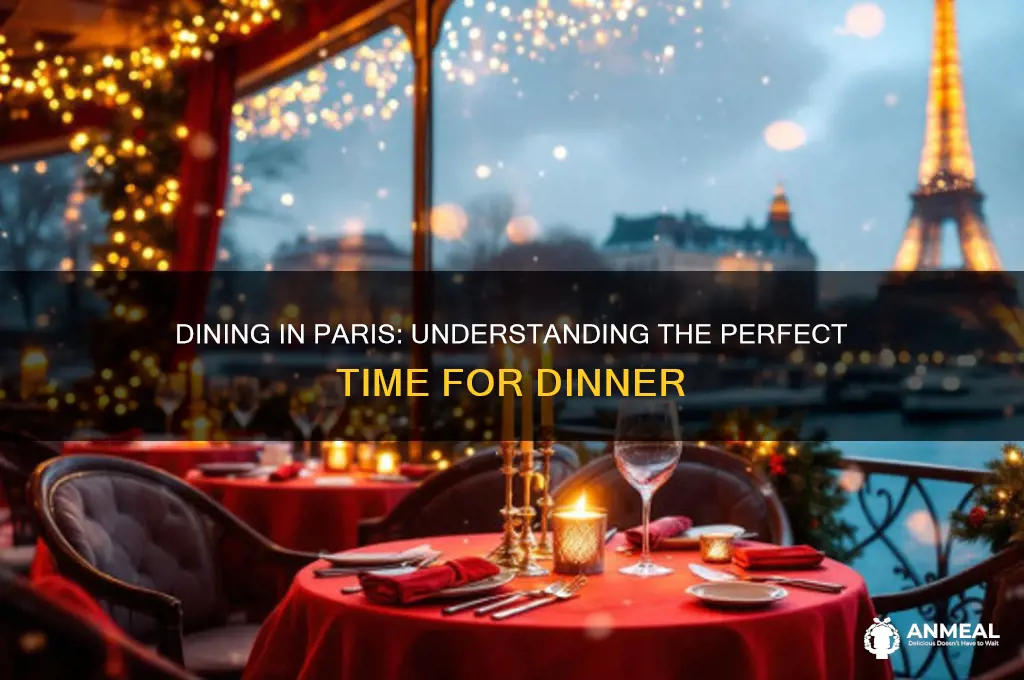 what time is dinner in paris