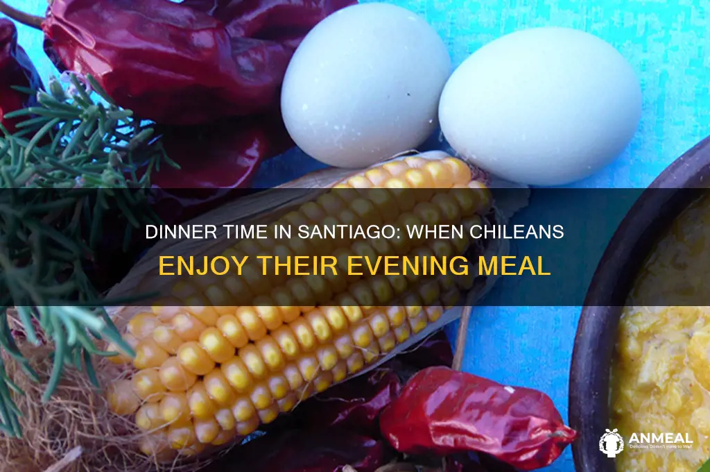 what time is dinner in santiago chile