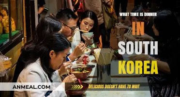 Dinner Time in South Korea: Cultural Norms and Meal Schedules