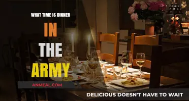 Army Dinner Time: Understanding Meal Schedules in Military Life