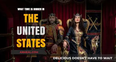 Dinner Time in the US: When Americans Typically Dine