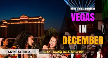 December Dinner Hours in Las Vegas: When to Dine Out