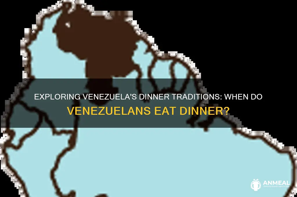 what time is dinner in venezuela