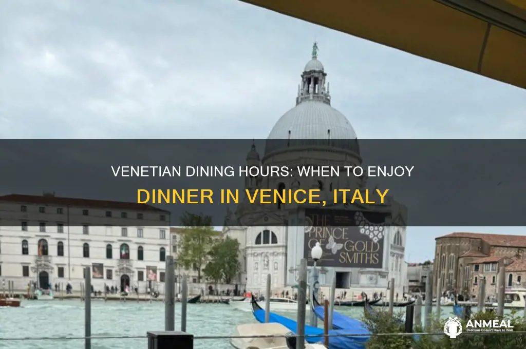 what time is dinner in venice