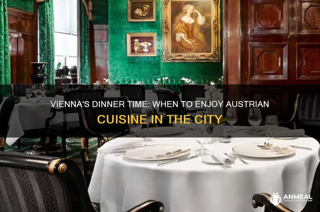what time is dinner in vienna