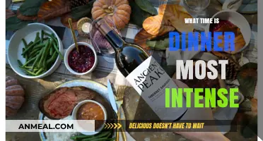 Peak Dinner Chaos: When Evening Meals Reach Maximum Intensity