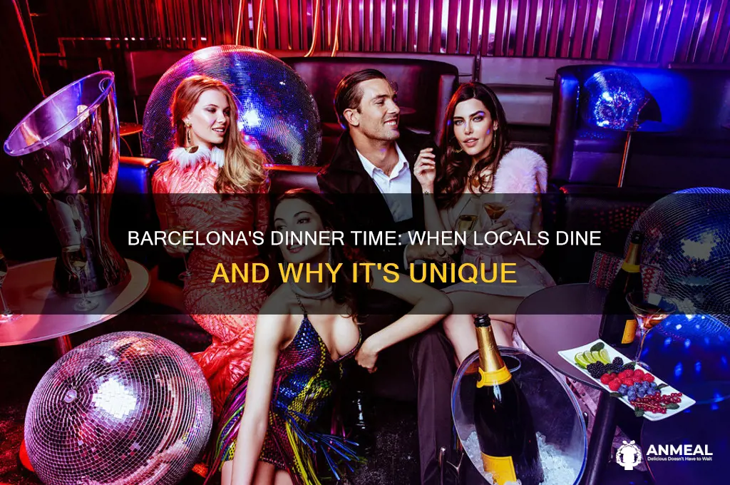 what time is dinner time in barcelona