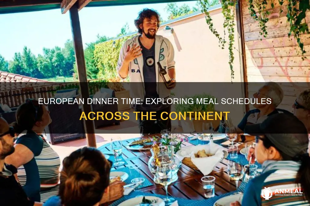 what time is dinner time in europe