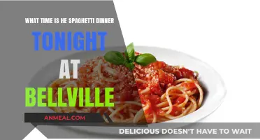 Bellville Spaghetti Dinner Tonight: What Time Should You Arrive?