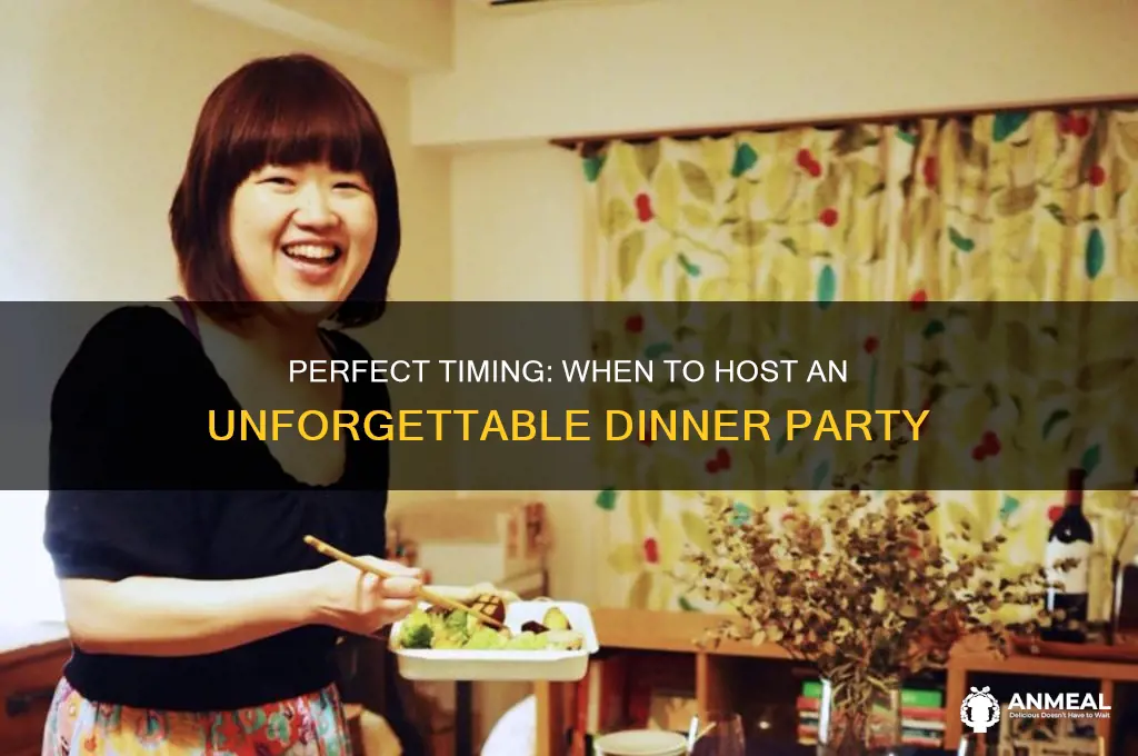 what time is it best to have a dinner party