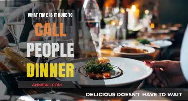 When Is It Too Late to Call for Dinner? Etiquette Explained