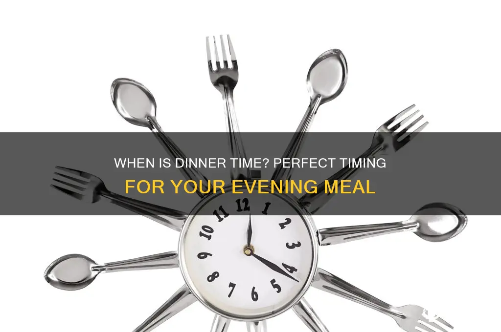 what time is it time for dinner
