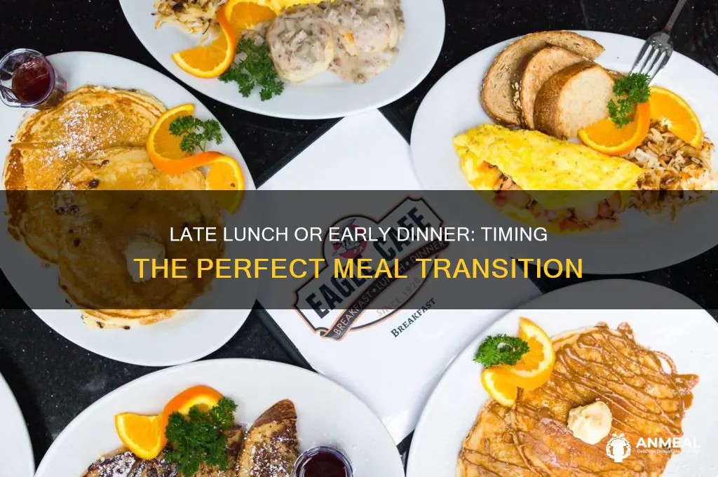 what time is late lunch early dinner