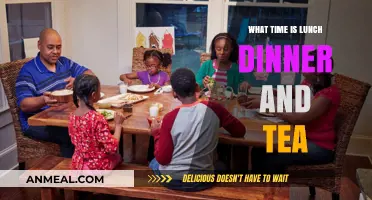 Meal Times Explained: Lunch, Dinner, and Tea Timing Guide