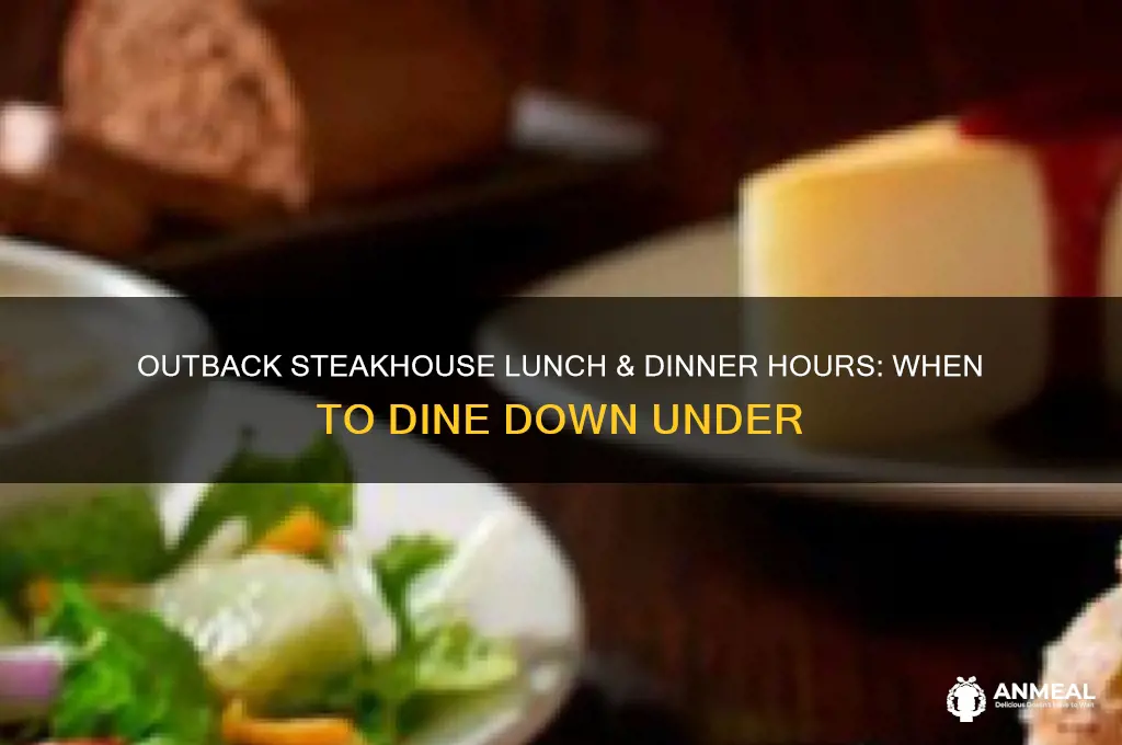 what time is lunch or dinner at the outback