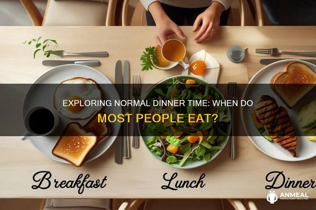 what time is normal dinner time