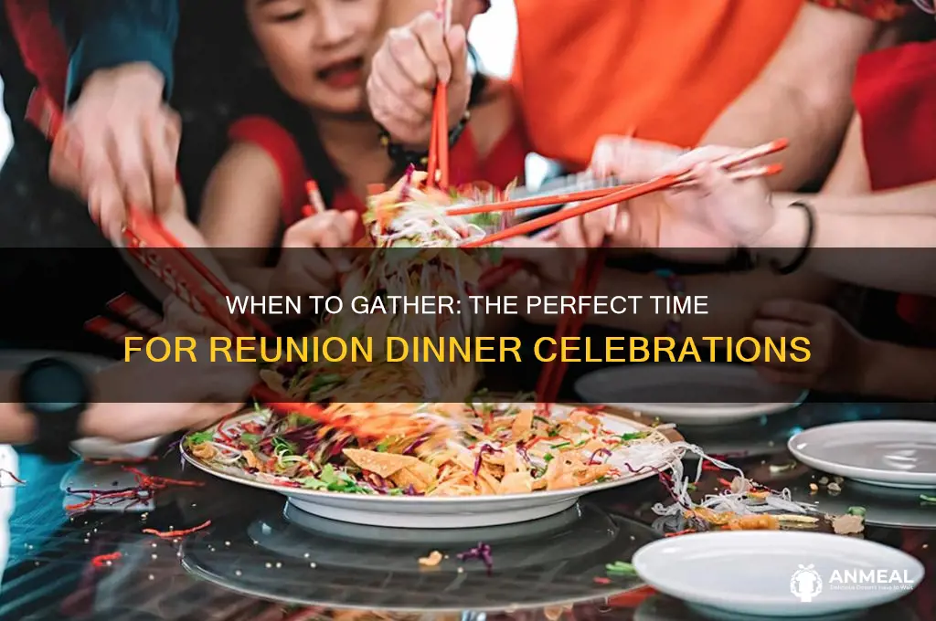 what time is reunion dinner