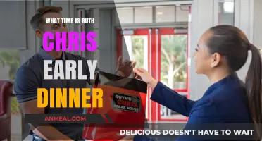 Ruth's Chris Early Dinner Hours: Perfect Timing for Savvy Diners
