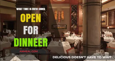 Ruth's Chris Dinner Hours: When to Enjoy Your Steakhouse Experience