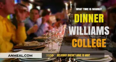 Shabbat Dinner Time at Williams College: A Weekly Tradition
