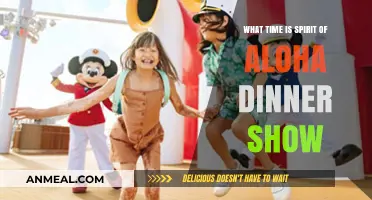 Spirit of Aloha Dinner Show Timing: When to Arrive