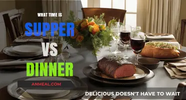 Supper vs. Dinner: Decoding the Perfect Time for Your Evening Meal