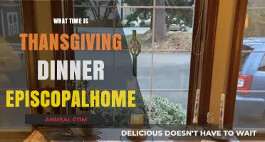 Thanksgiving Dinner Time at Episcopal Home: A Festive Gathering Guide