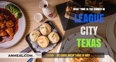 Dinner Time in League City, Texas: When and Where to Dine