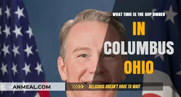 GOP Dinner in Columbus, Ohio: Start Time and Details