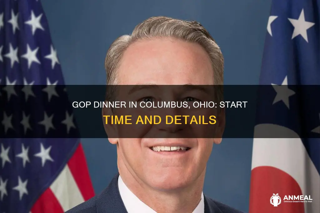 what time is the gop dinner in columbus ohio