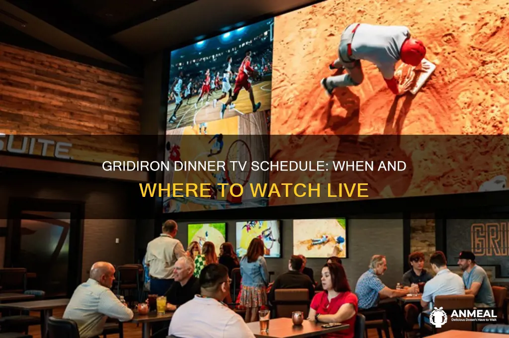 what time is the gridiron dinner on tv