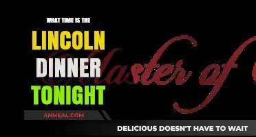 Lincoln Dinner Tonight: Start Time and Event Details Revealed