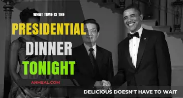 Tonight's Presidential Dinner: Start Time and Key Details Revealed