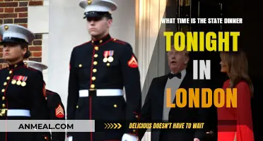 London State Dinner Tonight: Start Time and Key Details