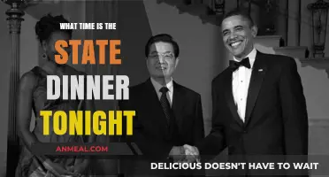 Tonight's State Dinner: Start Time and Key Details Revealed