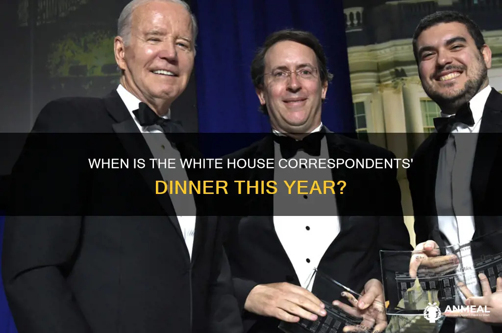 what time is the white house correspondence dinner