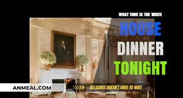 White House Dinner Tonight: Start Time and Key Details Revealed