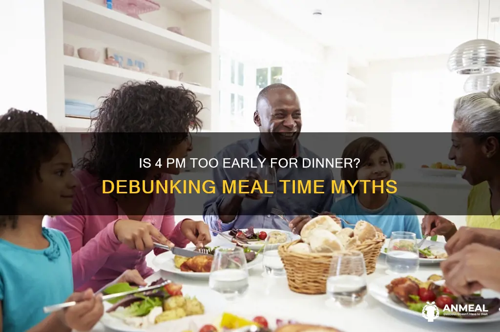 what time is too early for dinner