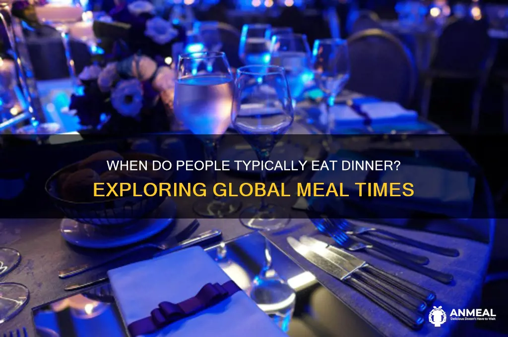 what time is usual dinner