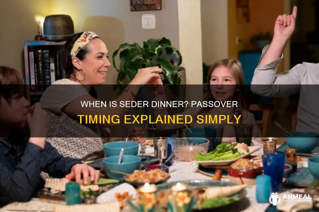 what time of year is seder dinner