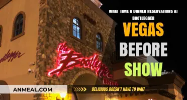 Bootlegger Vegas Dinner Reservations: Perfect Timing Before Your Show