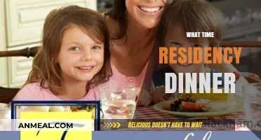 Residency Dinner Timing: When to Host the Perfect Evening Meal