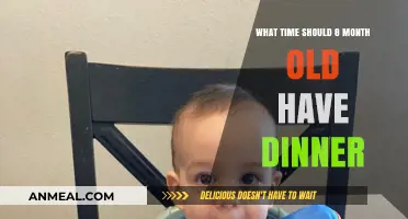 Perfect Dinner Time for Your 8-Month-Old Baby: Expert Tips