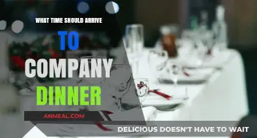 Perfect Timing for Company Dinners: When to Arrive and Why