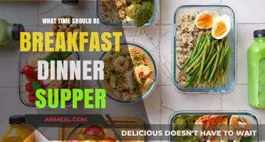 Optimal Meal Timing: Breakfast, Dinner, and Supper Schedule Guide
