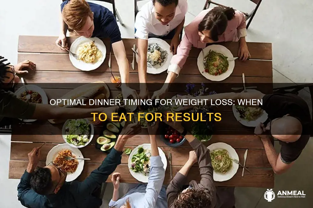 what time should i have dinner to lose weight